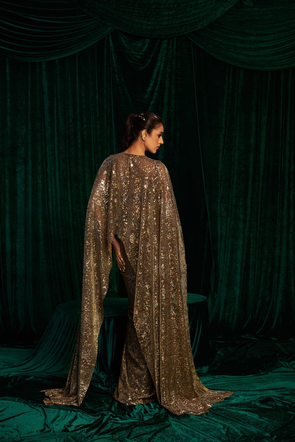 Drape Skirt And Cape Set — image 7