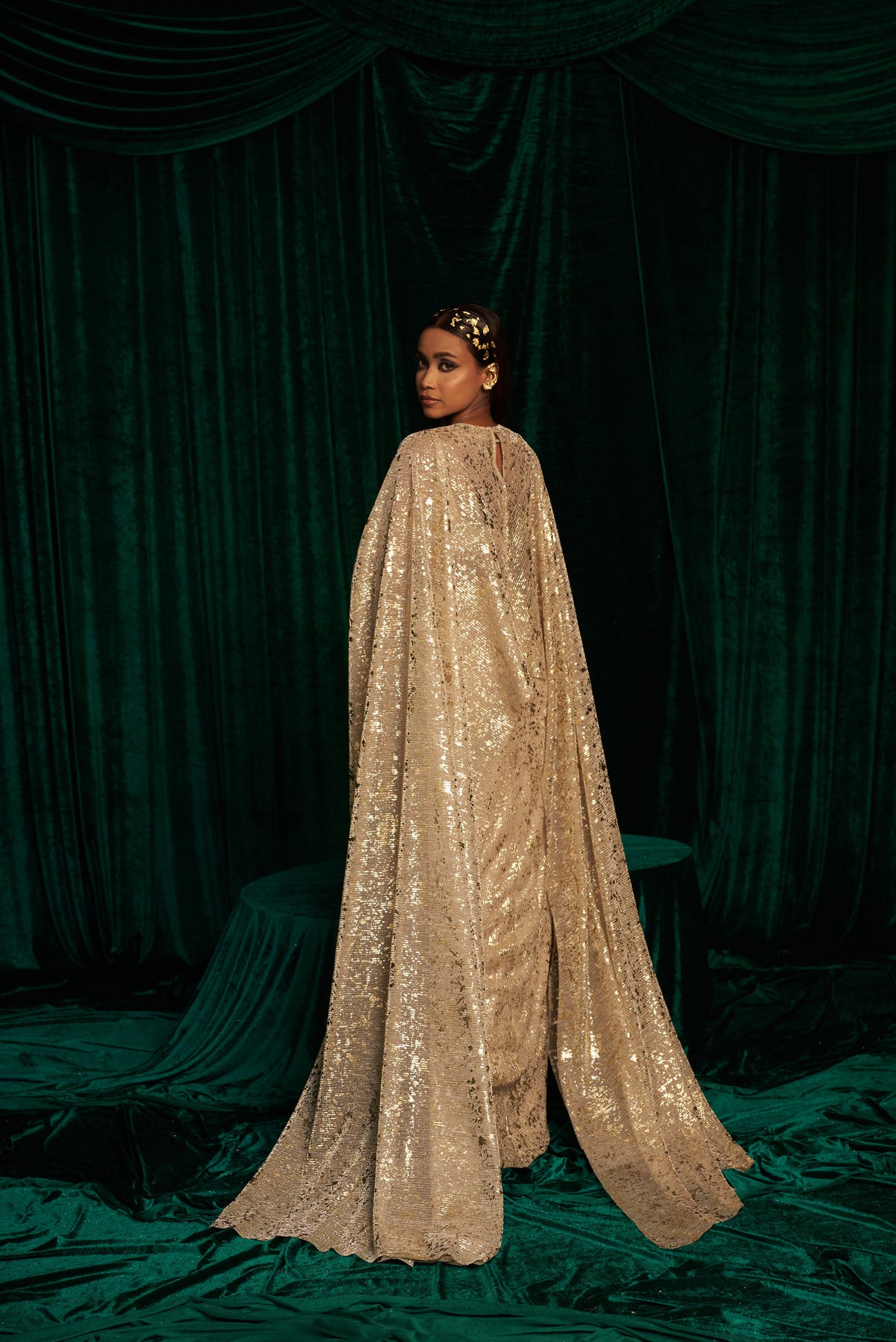 Drape Skirt And Cape Set — image 10