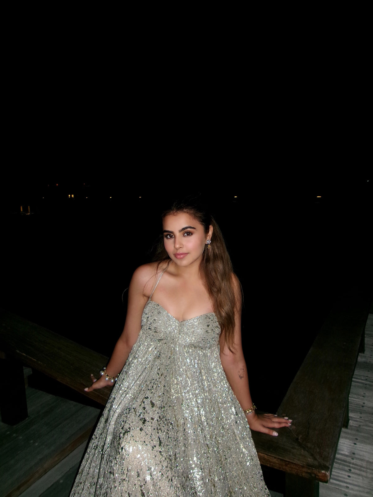 Gold Pleated Gown